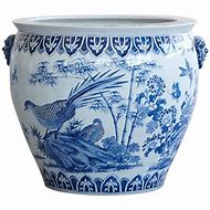 Content image for decorating ideas for a chinese design planter pot